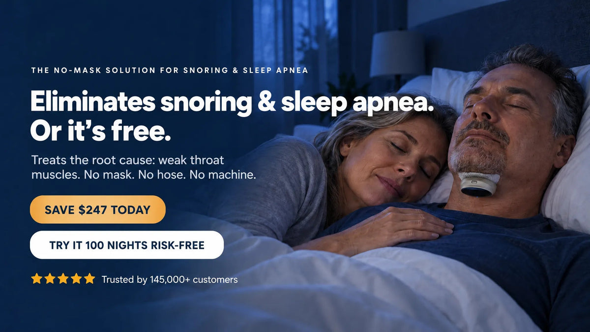 SleepEase Official sleep and snoring relief banner